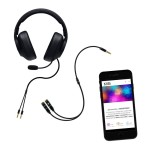 Nanocable cable adaptador audio jack 3.5mm macho 4 pines a 2x jack 3.5mm hembra 3 pines 0.30m - negro