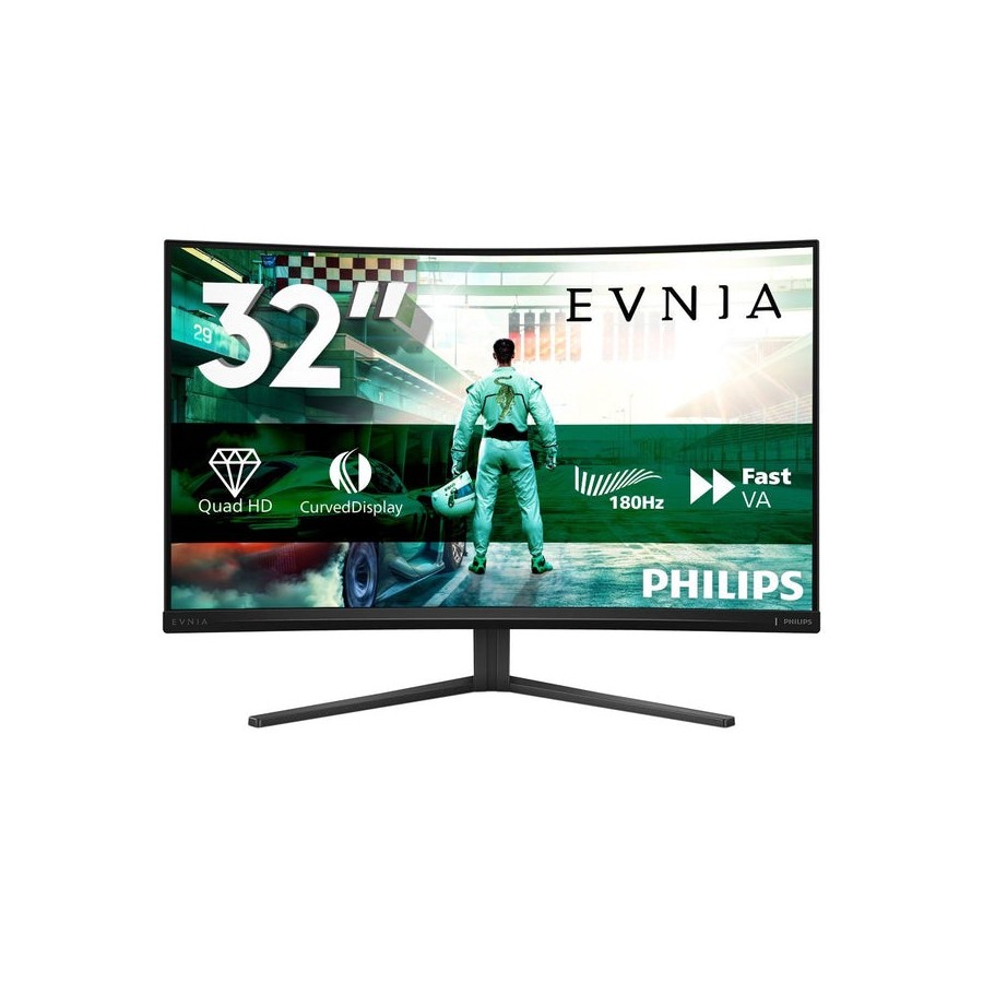Monitor gaming philips 32m2c3500l 00 31.5" va qhd 180hz 300cd m2 1ms 2xhdmi2.0 dp