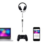 Nanocable cable adaptador audio jack 3.5mm macho 4 pines a 2x jack 3.5mm hembra 3 pines 0.30m - negro