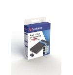 Verbatim store'n'go enclosure kit carcasa de disco duro/ssd negro, azul 2.5"