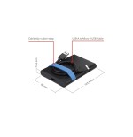Verbatim store'n'go enclosure kit carcasa de disco duro/ssd negro, azul 2.5"