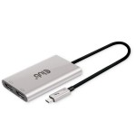 Club3d adaptador thunderbolt 3 2x dp 1.2 4k 60hz aktiv m h retail