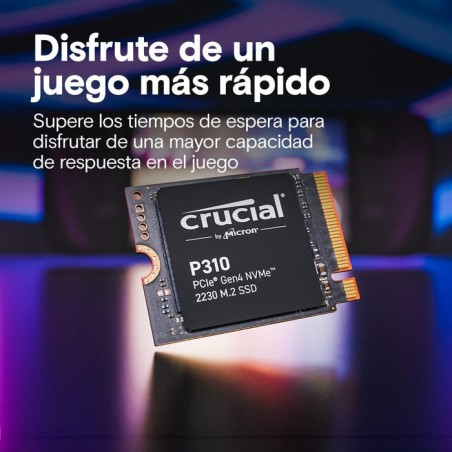 Crucial p310 ssd 2 tb interno m.2 2230 pcie 4.0 (nvme)