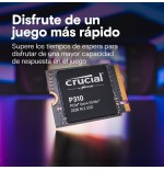 Crucial p310 ssd 2 tb interno m.2 2230 pcie 4.0 (nvme)