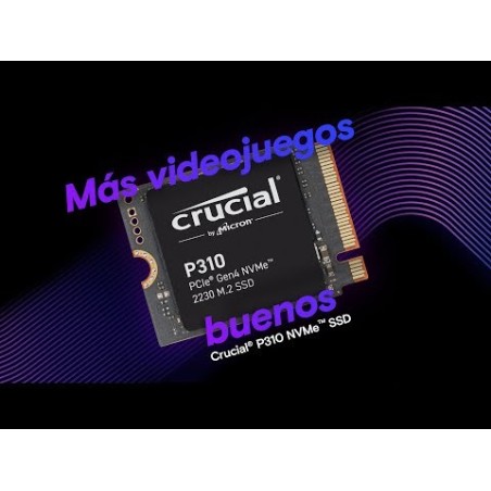 Crucial p310 ssd 2 tb interno m.2 2230 pcie 4.0 (nvme)