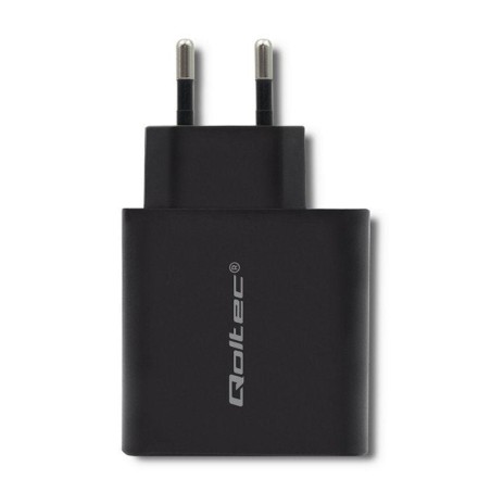 Cargador  qoltec 51717  45w  5-20v  2.25-3a  usb tipo c pd  usb  negro