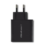 Cargador  qoltec 51717  45w  5-20v  2.25-3a  usb tipo c pd  usb  negro