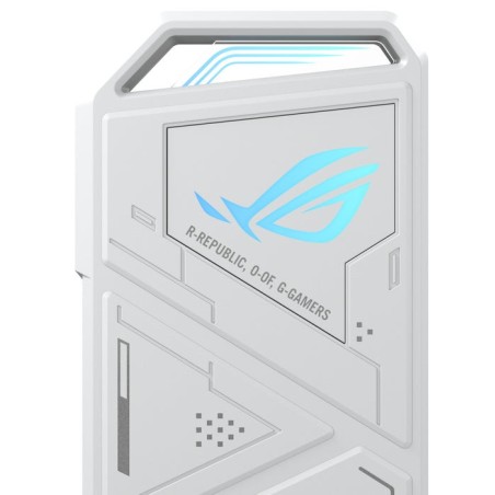Asus rog strix arion white edition caja externa para (ssd) blanco m.2