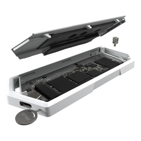 Asus rog strix arion white edition caja externa para (ssd) blanco m.2