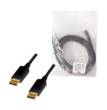 Cable logilink cd0103  displayport 5 m negro