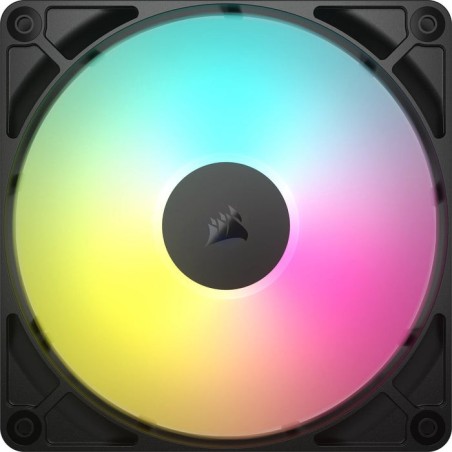 Ventilador pc corsair rs argb pwm  - 140 mm, negro