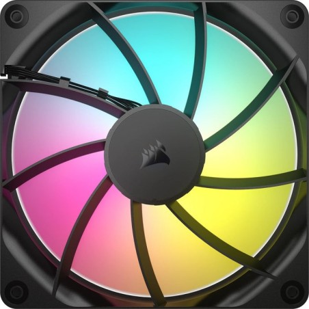 Ventilador pc corsair rs argb pwm  - 140 mm, negro
