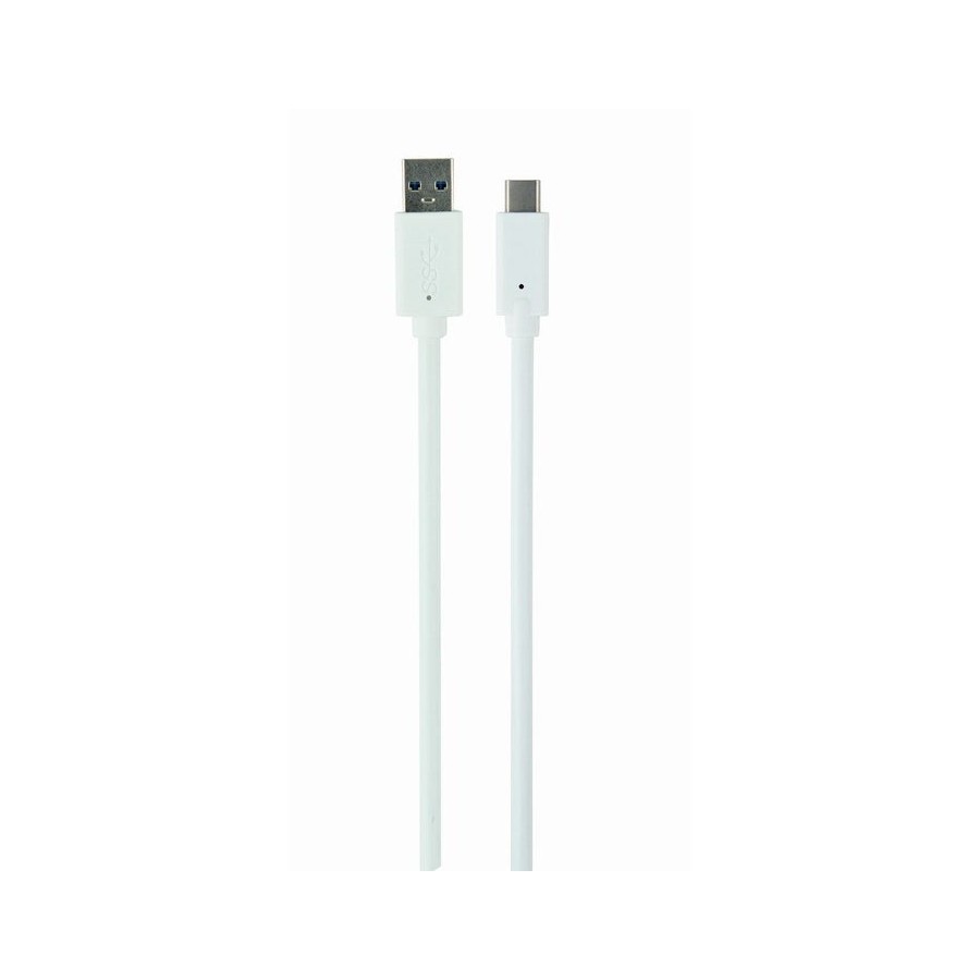 Cable usb-c to usb3 0.1m white/ccp-usb3-amcm-w-0.1m gembird