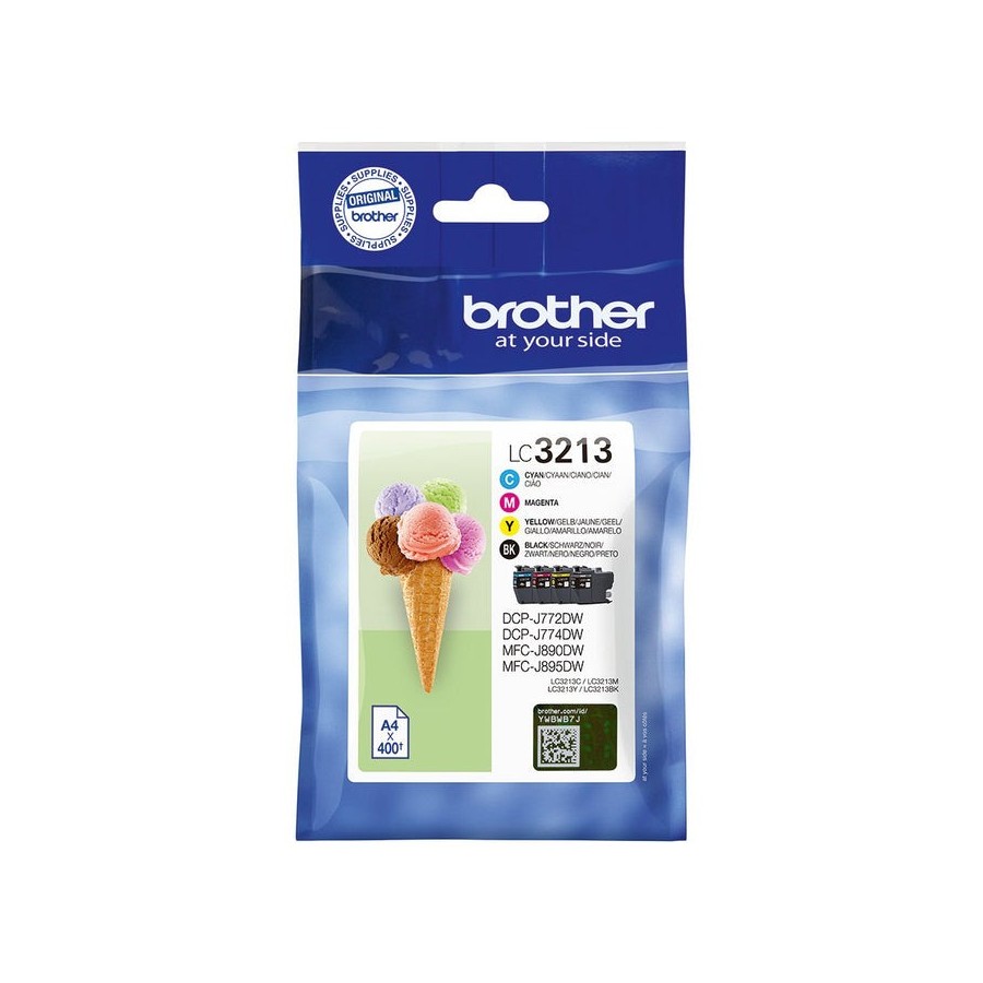 Tinta original brother lc-3213val multipack cian magenta amarillo negro