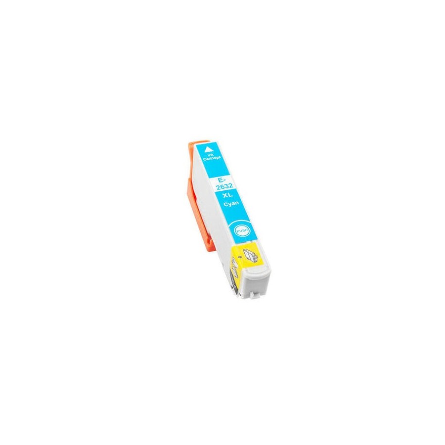 Tinta generica para epson t2632/t2612 cyan 26xl   c13t26324010/c13t26124010 cyan