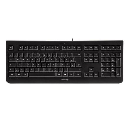 Teclado español con cable cherry kc 1000 usb 109 teclas cable 1.8m plug and play color negro