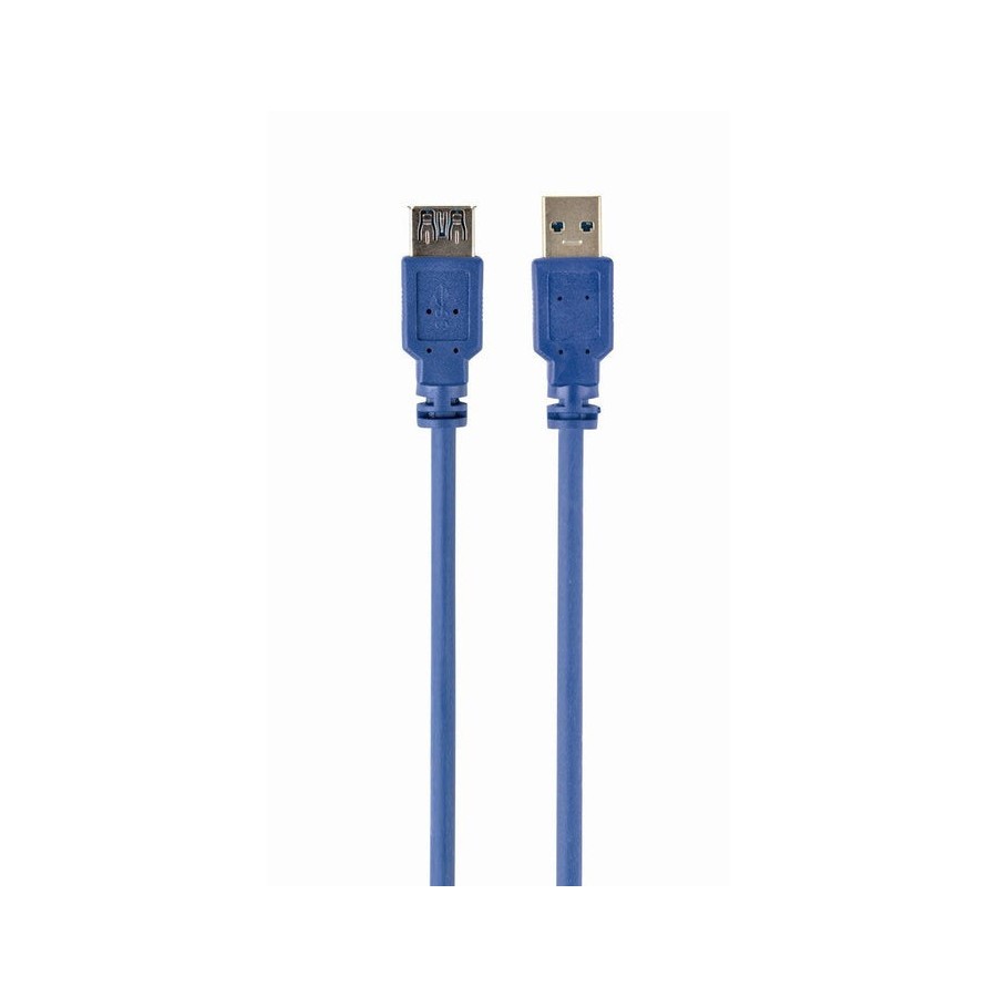 Gembird cable usb 3.0  a/a ( alargo) 1.80m m/h azul ccp-usb3-amaf-6