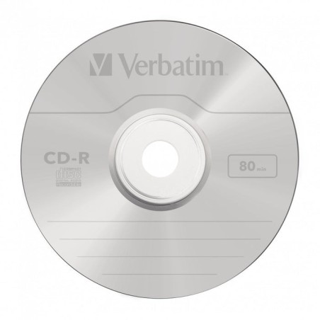 Verbatim cd-r audio 700mb 12x jewel case 10  80 minutos