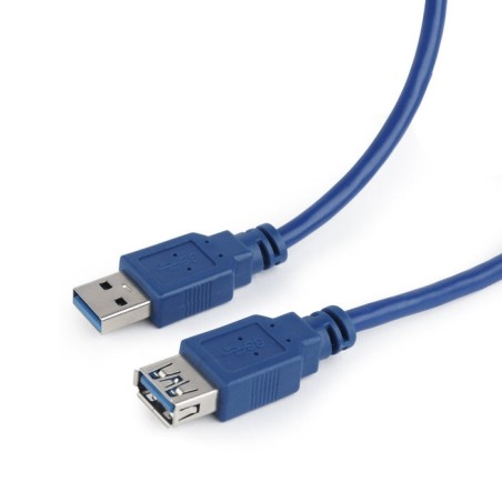 Gembird cable usb 3.0  a/a ( alargo) 1.80m m/h azul ccp-usb3-amaf-6
