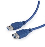Gembird cable usb 3.0  a/a ( alargo) 1.80m m/h azul ccp-usb3-amaf-6