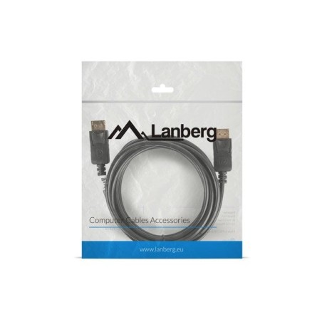 Lanberg cable ca-dpdp-10cc-0030-bk displayport macho/macho maxima resolucion 4k 3 metros