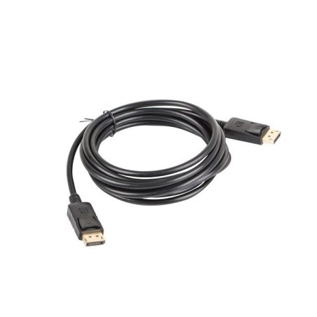 Lanberg cable ca-dpdp-10cc-0030-bk displayport macho/macho maxima resolucion 4k 3 metros