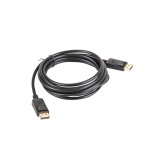 Lanberg cable ca-dpdp-10cc-0030-bk displayport macho/macho maxima resolucion 4k 3 metros