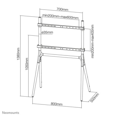 Soporte neomounts  de suelo para tv
