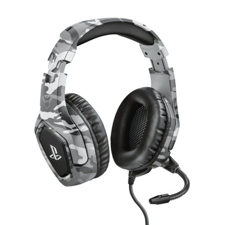 Auriculares  trust gxt 488 forze ps4  alámbrico diadema juego negro, gris