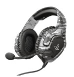 Auriculares  trust gxt 488 forze ps4  alámbrico diadema juego negro, gris