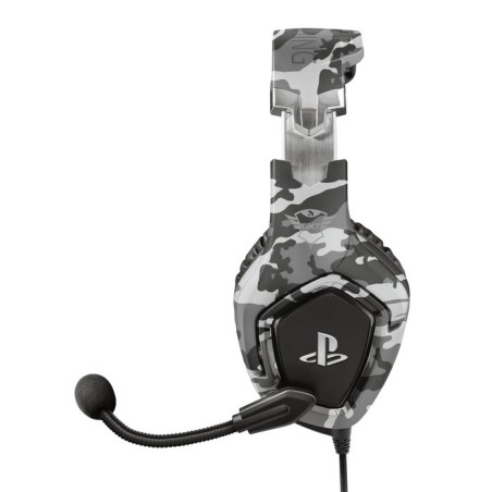 Auriculares  trust gxt 488 forze ps4  alámbrico diadema juego negro, gris