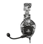 Auriculares  trust gxt 488 forze ps4  alámbrico diadema juego negro, gris