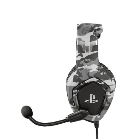 Auriculares  trust gxt 488 forze ps4  alámbrico diadema juego negro, gris