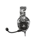 Auriculares  trust gxt 488 forze ps4  alámbrico diadema juego negro, gris