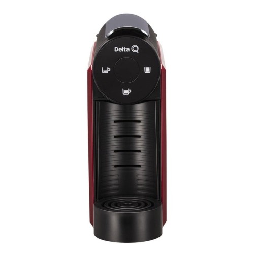 Cafetera de cápsulas delta mini qool roja