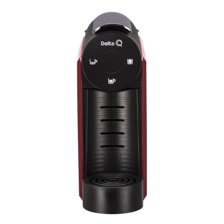 Cafetera de cápsulas delta mini qool roja