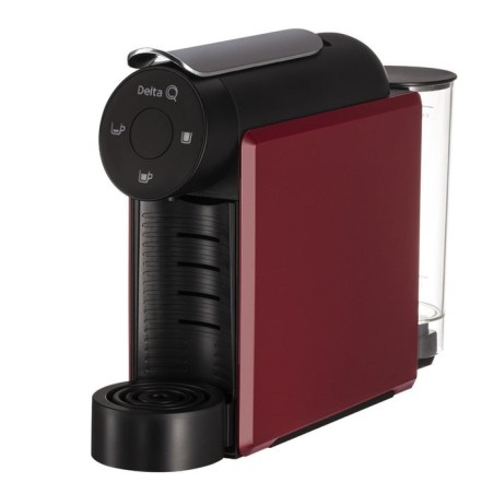 Cafetera de cápsulas delta mini qool roja