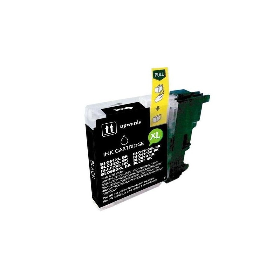 Tinta compatible para brother lc980xl negro lc980bk / lc1100bk / lc985bk