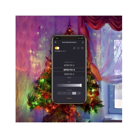 Guirnalda luces muvit io wifi rgb 20m