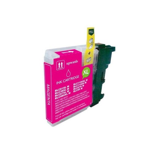 Tinta compatible para brother lc980xl magenta lc980m / lc1100m / lc985m
