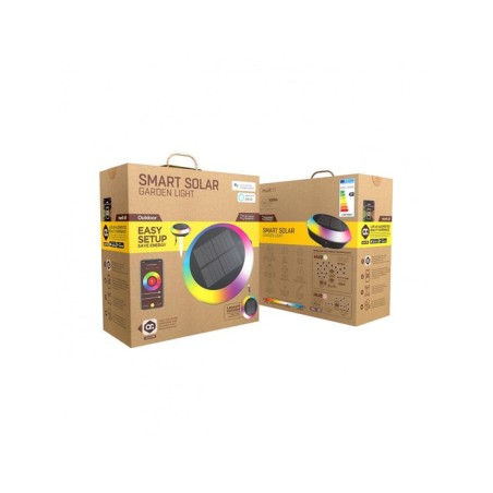 Lampara de luz solar muvit io wireless mesh + sensor de movimiento