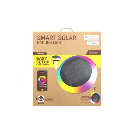 Lampara de luz solar muvit io wireless mesh + sensor de movimiento