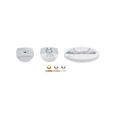 Lampara techo muvit io wifi 30w blanco