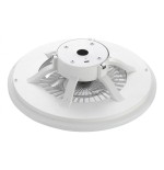 Lampara techo muvit io wifi 40w blanco + ventilador 20w