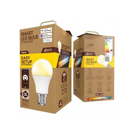 Bombilla muvit io a60 e27 8w cct