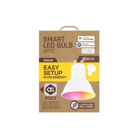 Bombilla muvit io gu10 5.5w rgb