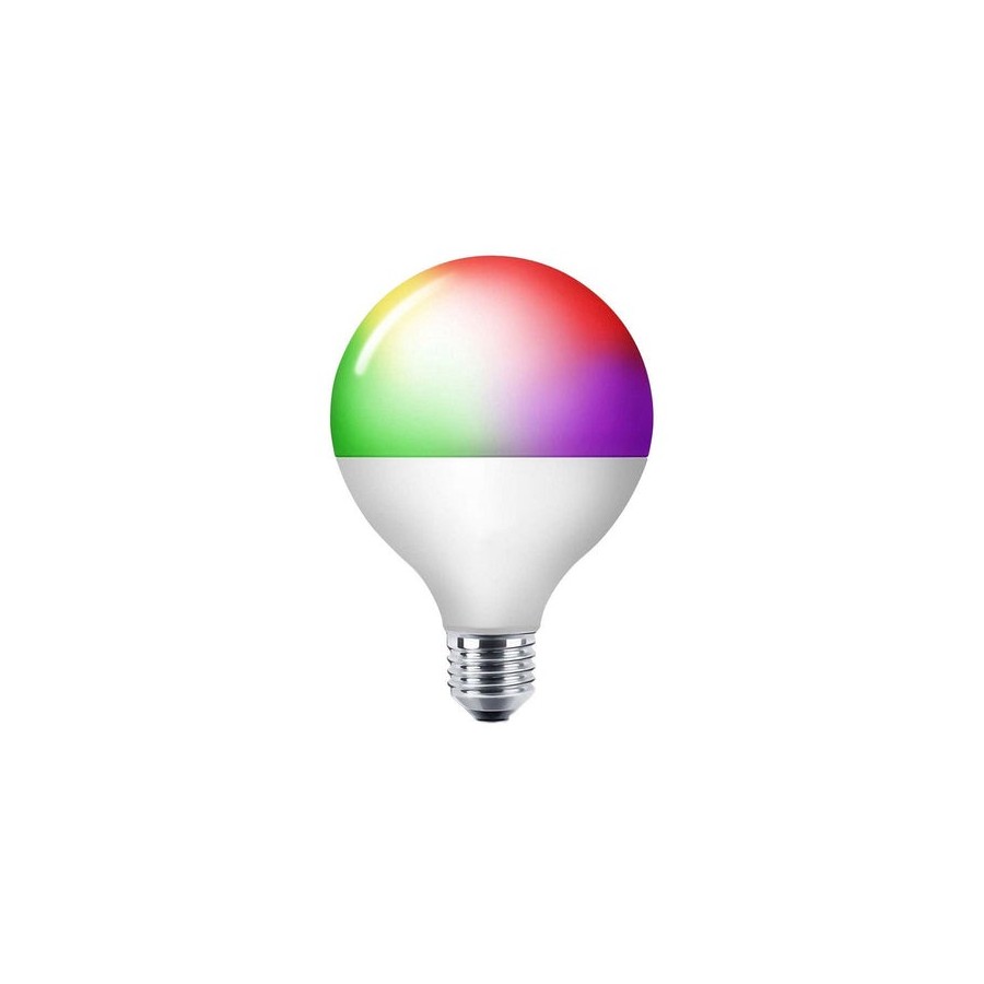 Bombilla muvit io globo e27 10w rgb