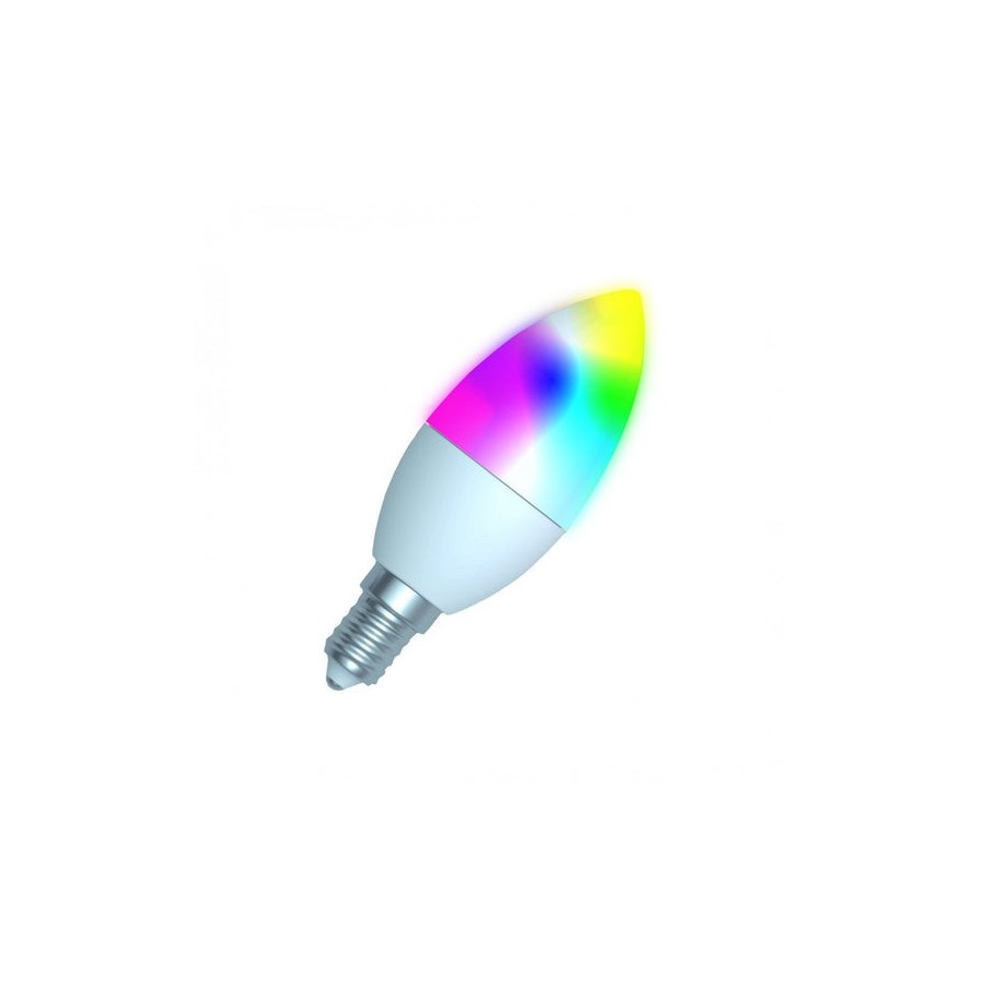 Bombilla muvit io globo e14 5w rgb