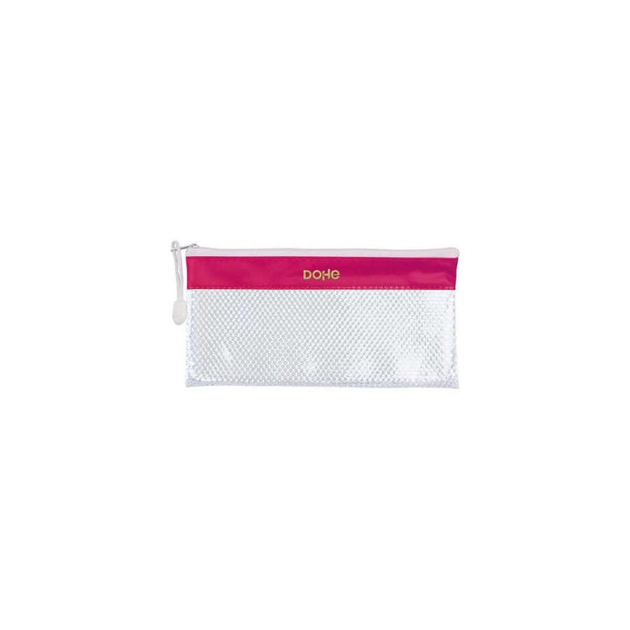Dohe bolsa apaisada tamaño 22x11cm - fabricada en pvc - resistente al agua - ideal para viajes - cierre de cremallera -