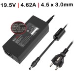 Cargador para ordenador dell optiplex 7040m 19.5v 4.62a 4.5x3.0mm